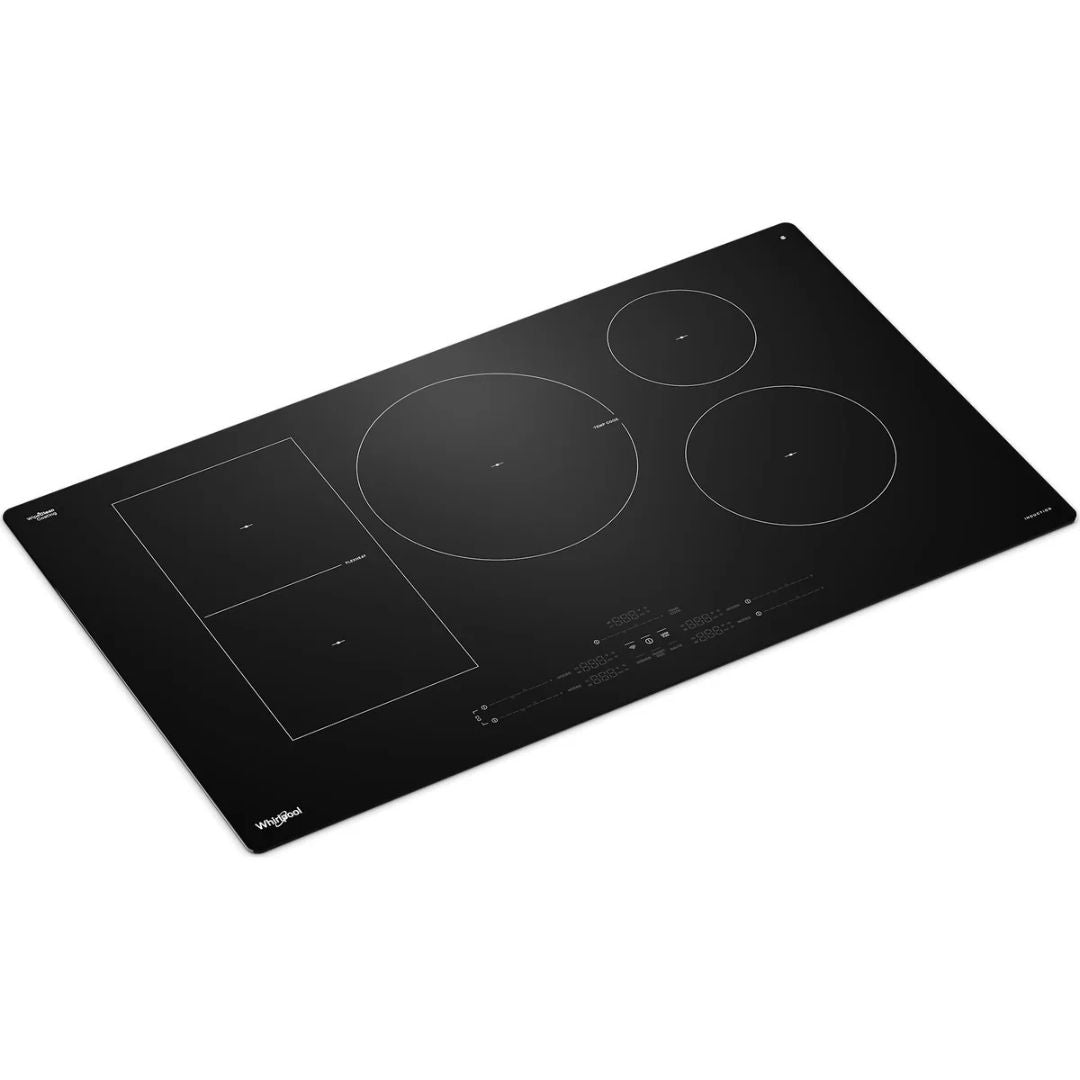 Whirlpool - 36.3 Inch Induction Cooktop in Black - WCIT7536SB