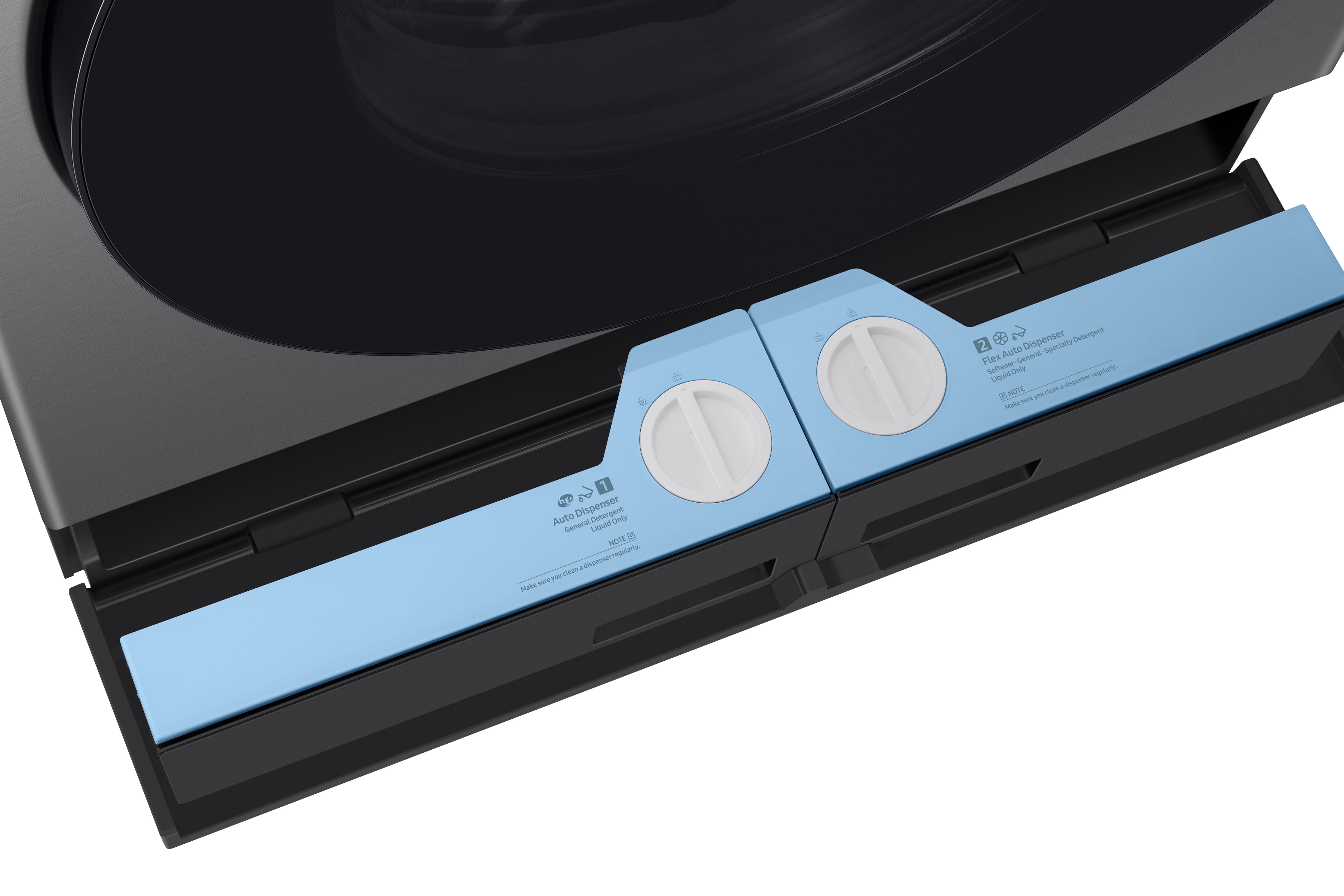 Samsung - 6.1 cu. Ft Front Load All-In-One Washer & Dryer in Stainless - WD53DBA900HZA1