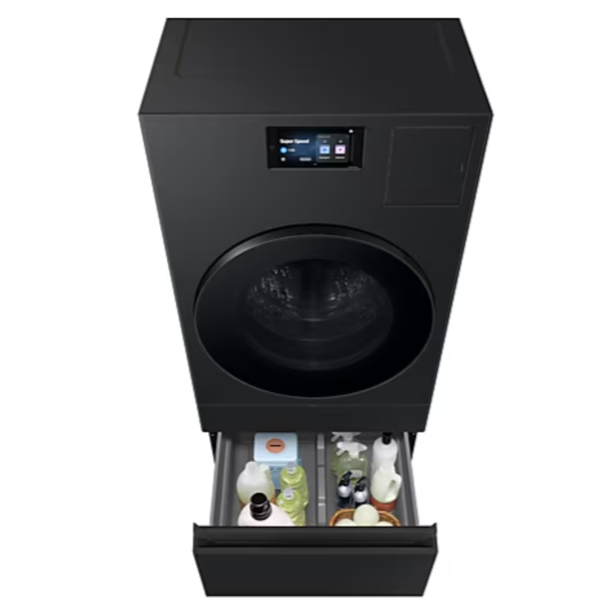 Samsung - 6.1 cu. Ft All-In-One Washer & Dryer in Black - WD90F53AVBAC