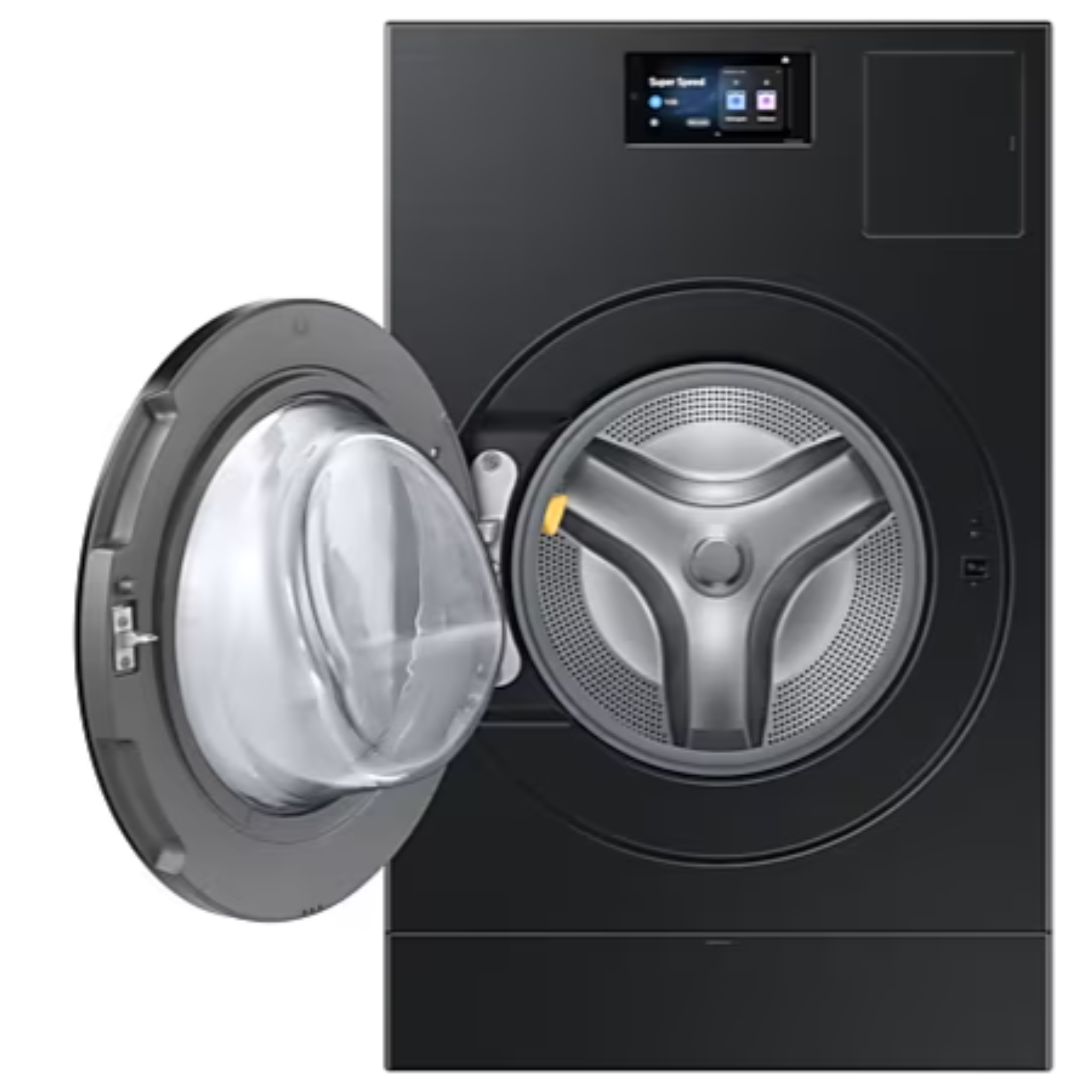 Samsung - 6.1 cu. Ft All-In-One Washer & Dryer in Black - WD90F53AVBAC