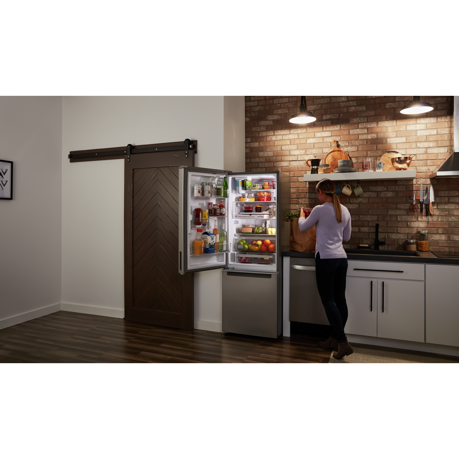 Whirlpool - 18" Dishwasher Panel Kit in Stainless - WDA518SHS