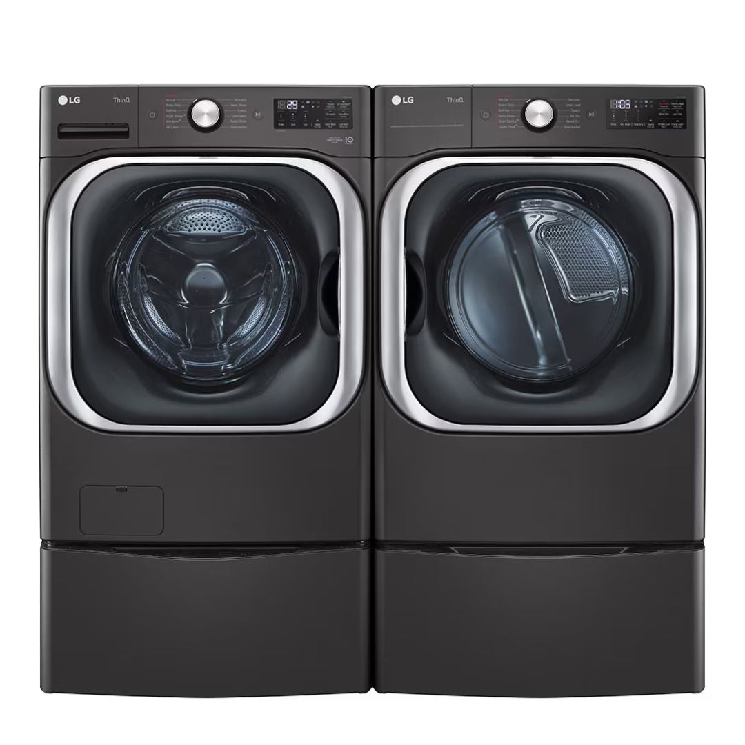 LG - 29 Inch Laundry Pedestal in Black - WDP5B
