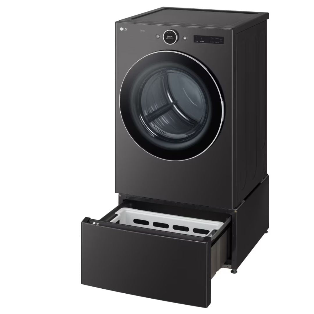 LG - 27 Inch Laundry Pedestal in Black - WDP6B