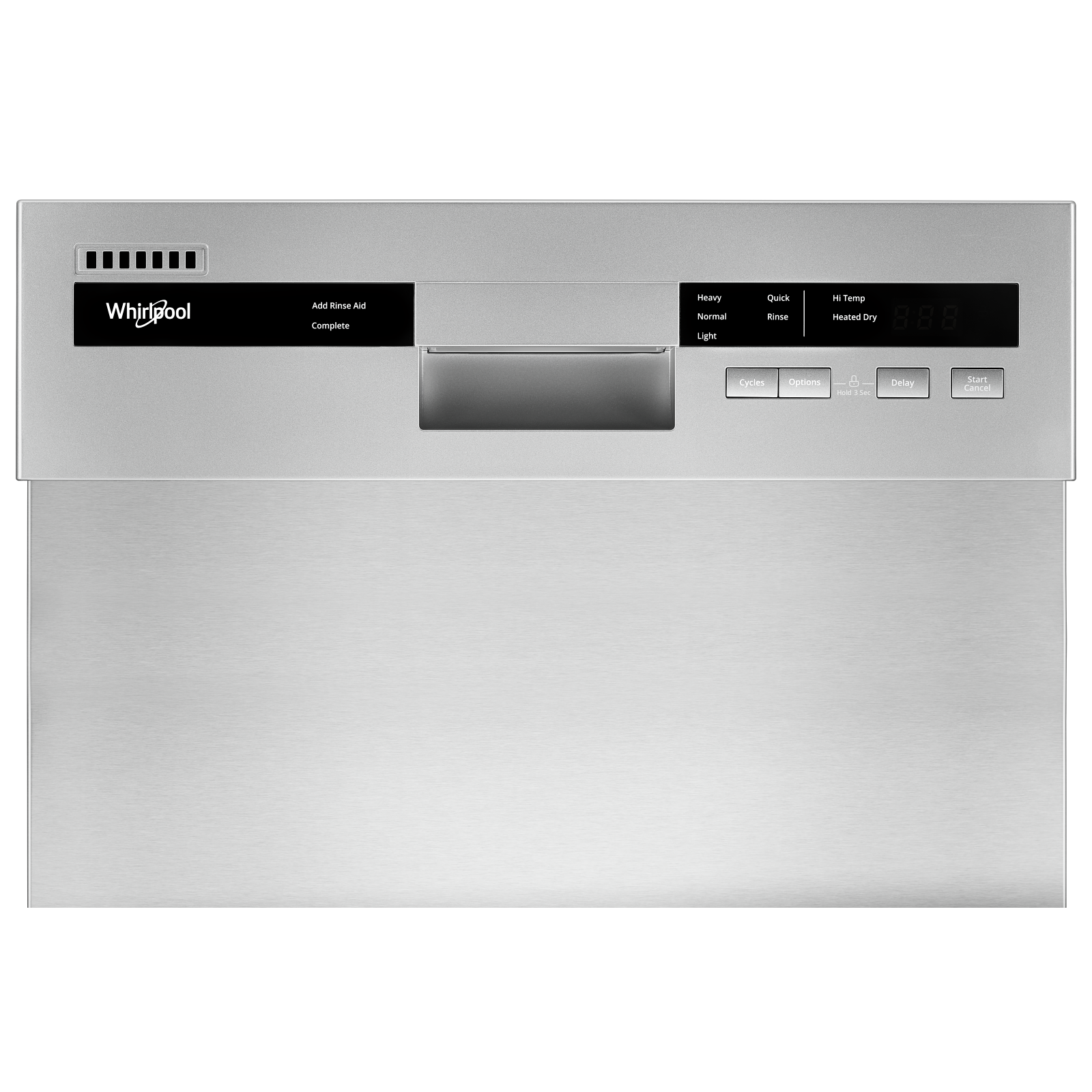 Whirlpool - 50 dBA Built In Dishwasher in Stainless - WDPS5118PM