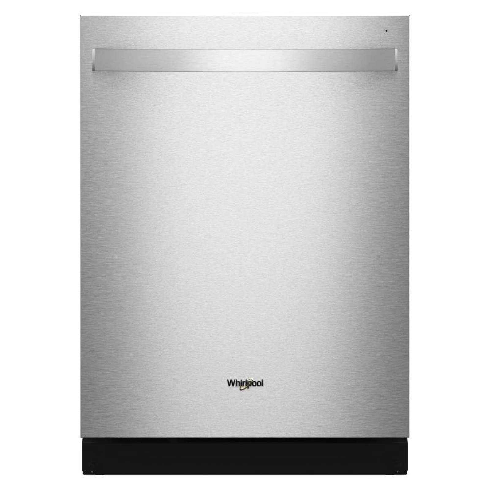 Whirlpool - 47 dBA Built In Dishwasher in Fingerprint Resistant Black Stainless Steel - WDTS8024SZ