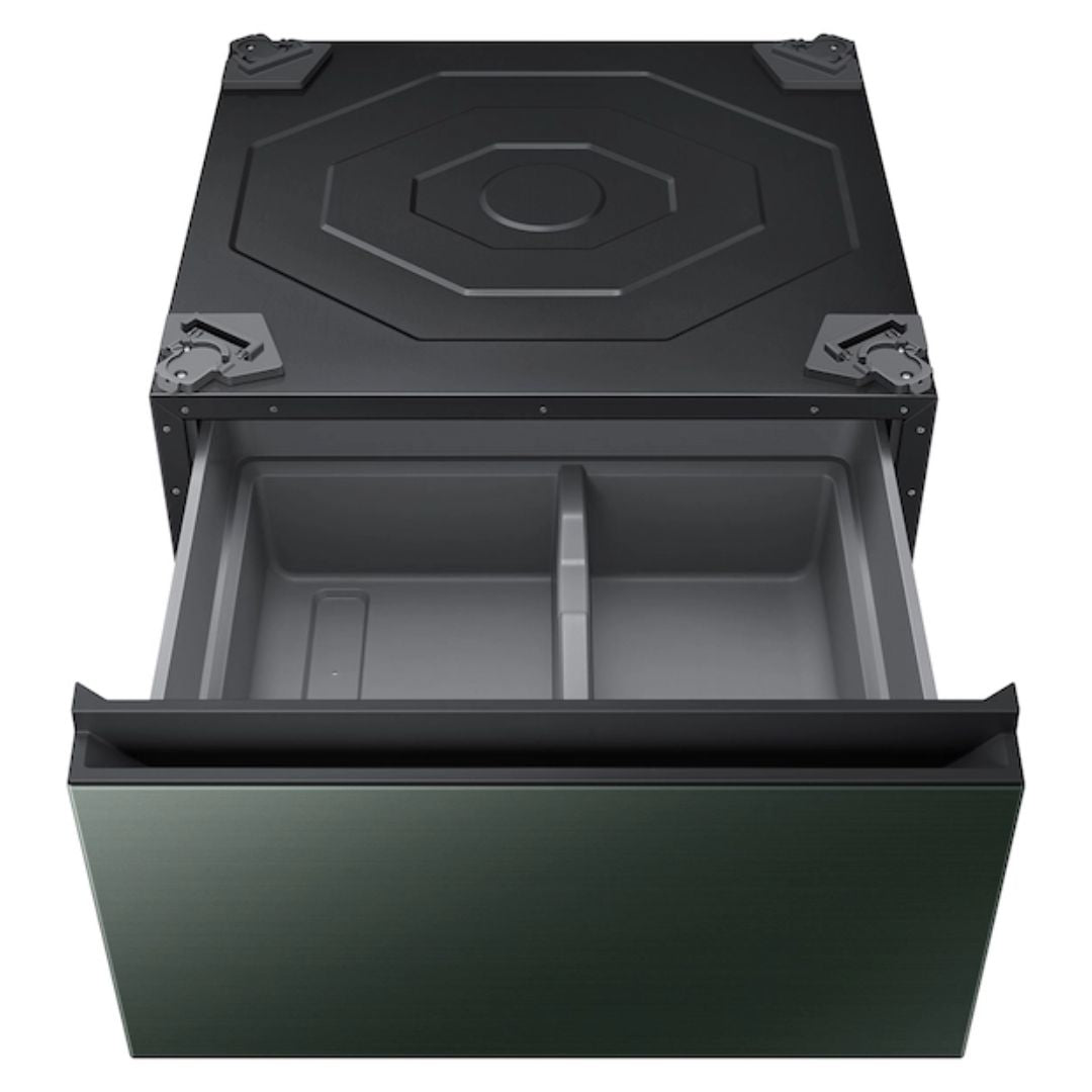 Samsung - 27 Inch Bespoke Laundry Pedestal in Green - WE502NG