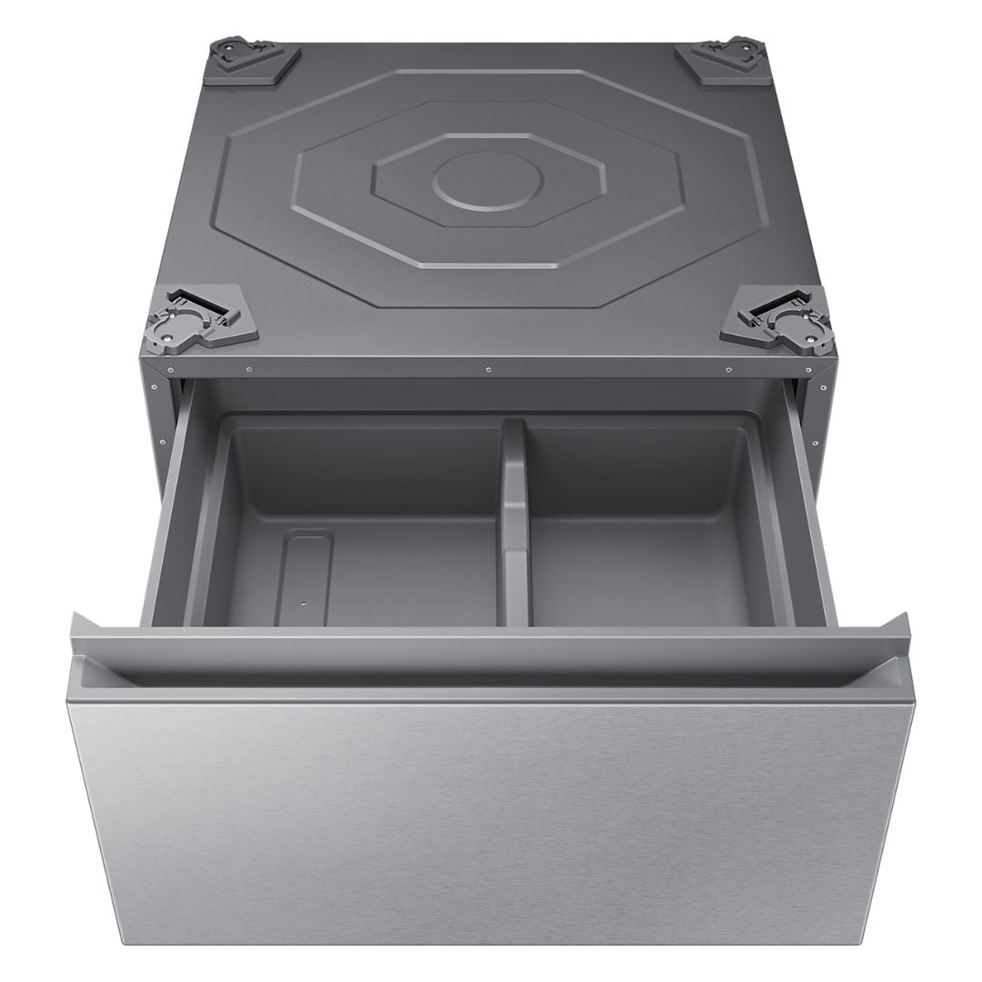 Samsung - 27 Inch Bespoke Laundry Pedestal in Silver - WE502NT