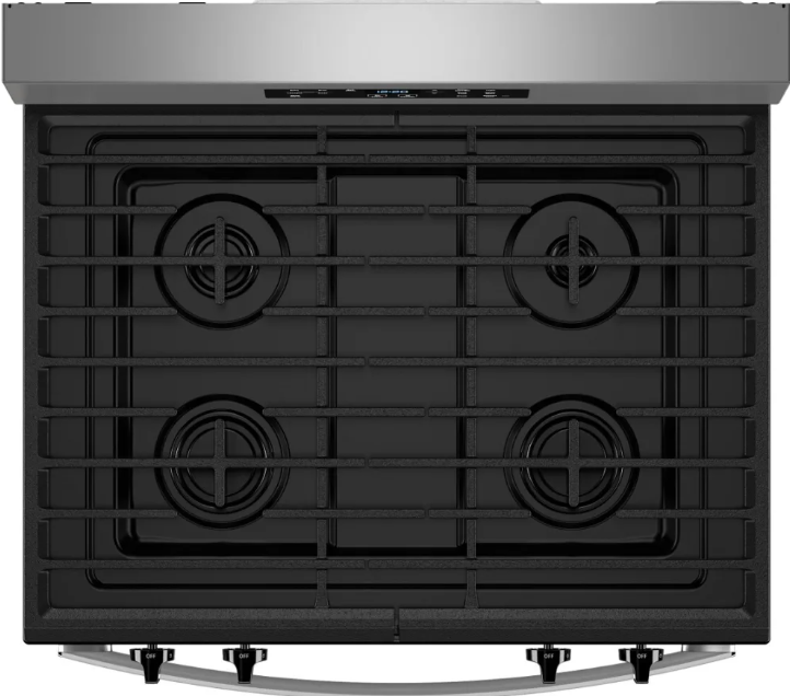 Whirlpool - 5.3 cu. ft Gas Range in Stainless - WFGS3530RS