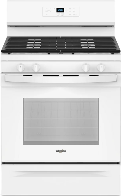 Whirlpool - 5.3 cu. ft Gas Range in White - WFGS3530RW