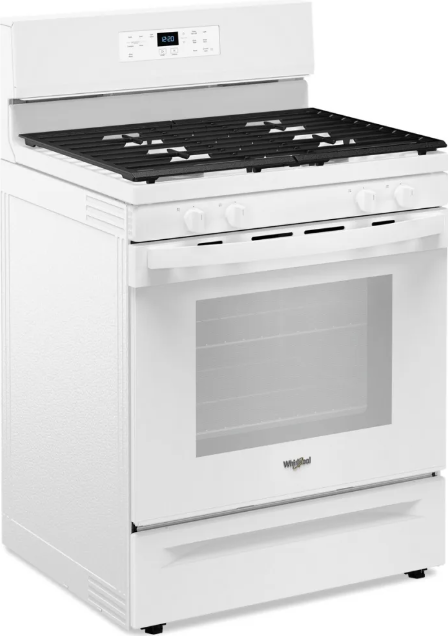 Whirlpool - 5.3 cu. ft Gas Range in White - WFGS3530RW