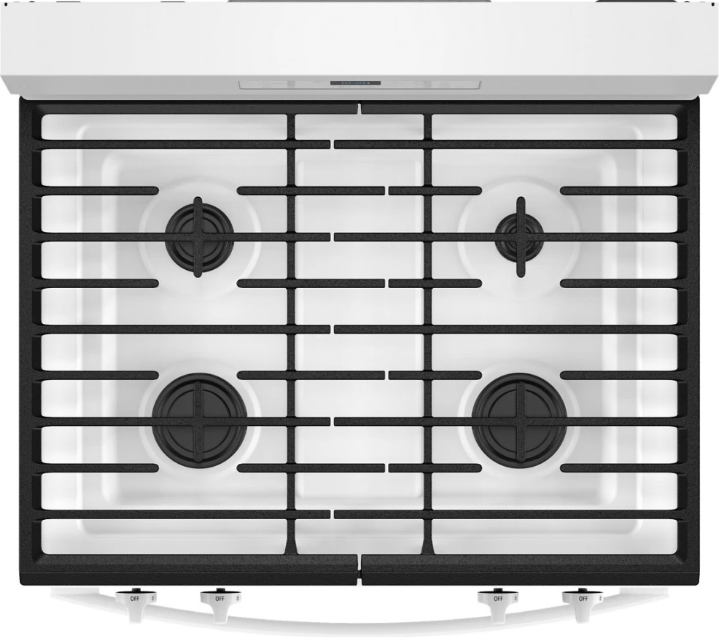 Whirlpool - 5.3 cu. ft Gas Range in White - WFGS3530RW