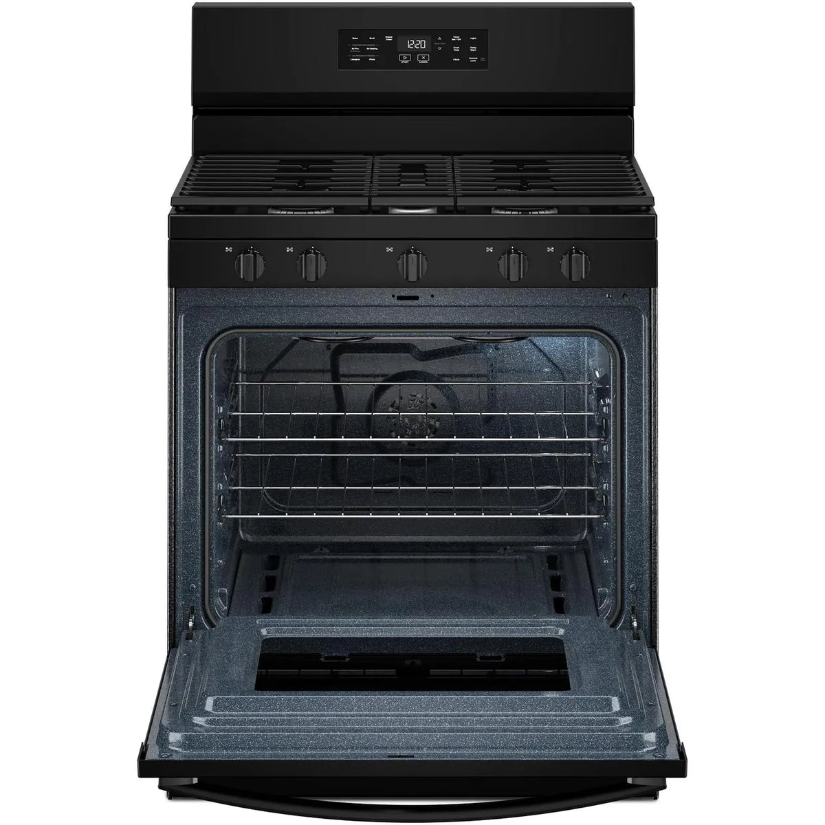 Whirlpool - 5.0 cu. ft Gas Range in Black - WFGS4530SB