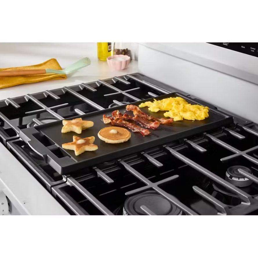 Whirlpool - 5 cu. ft Gas Range in White - WFGS5030RW