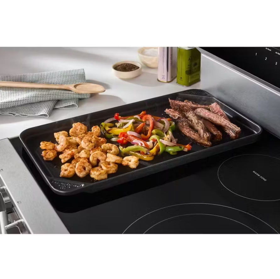 Whirlpool - 5 cu. ft Gas Range in Stainless - WFGS7530RZ