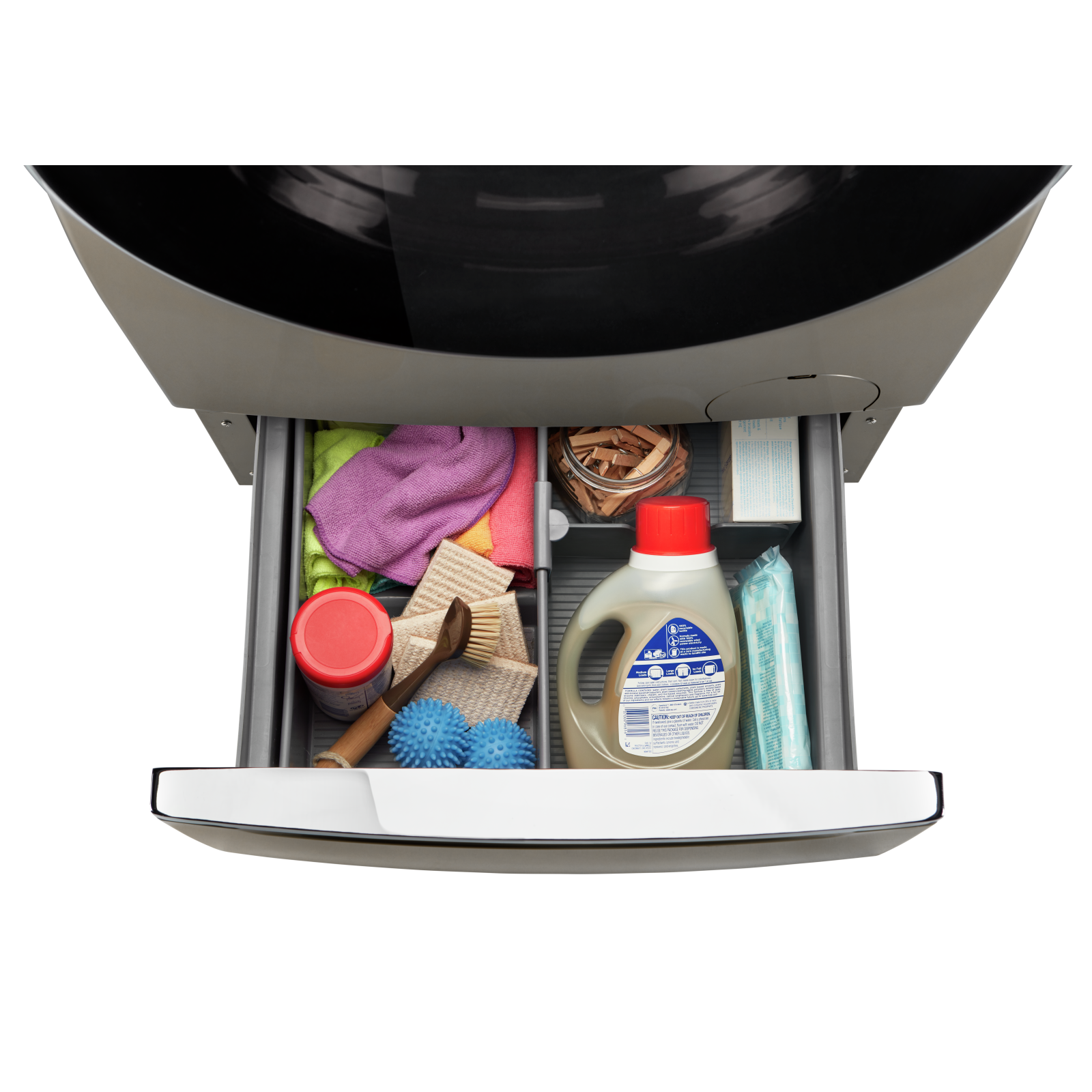 Whirlpool - 11.3" Pedestal for Front Load Washer Accessories in Cashmere - WFP2411GX