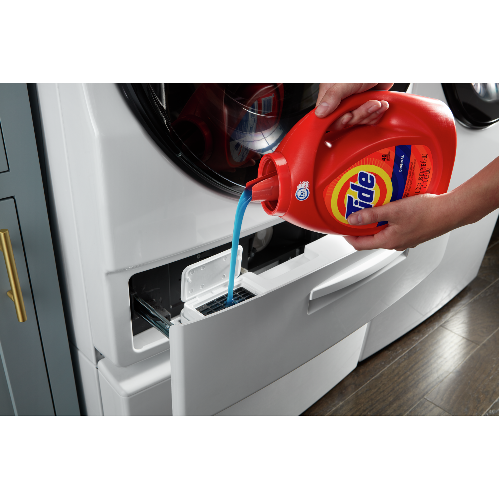 Whirlpool - 15.5" Pedestal for Front Load Washer Accessories in White - WFP2715HW