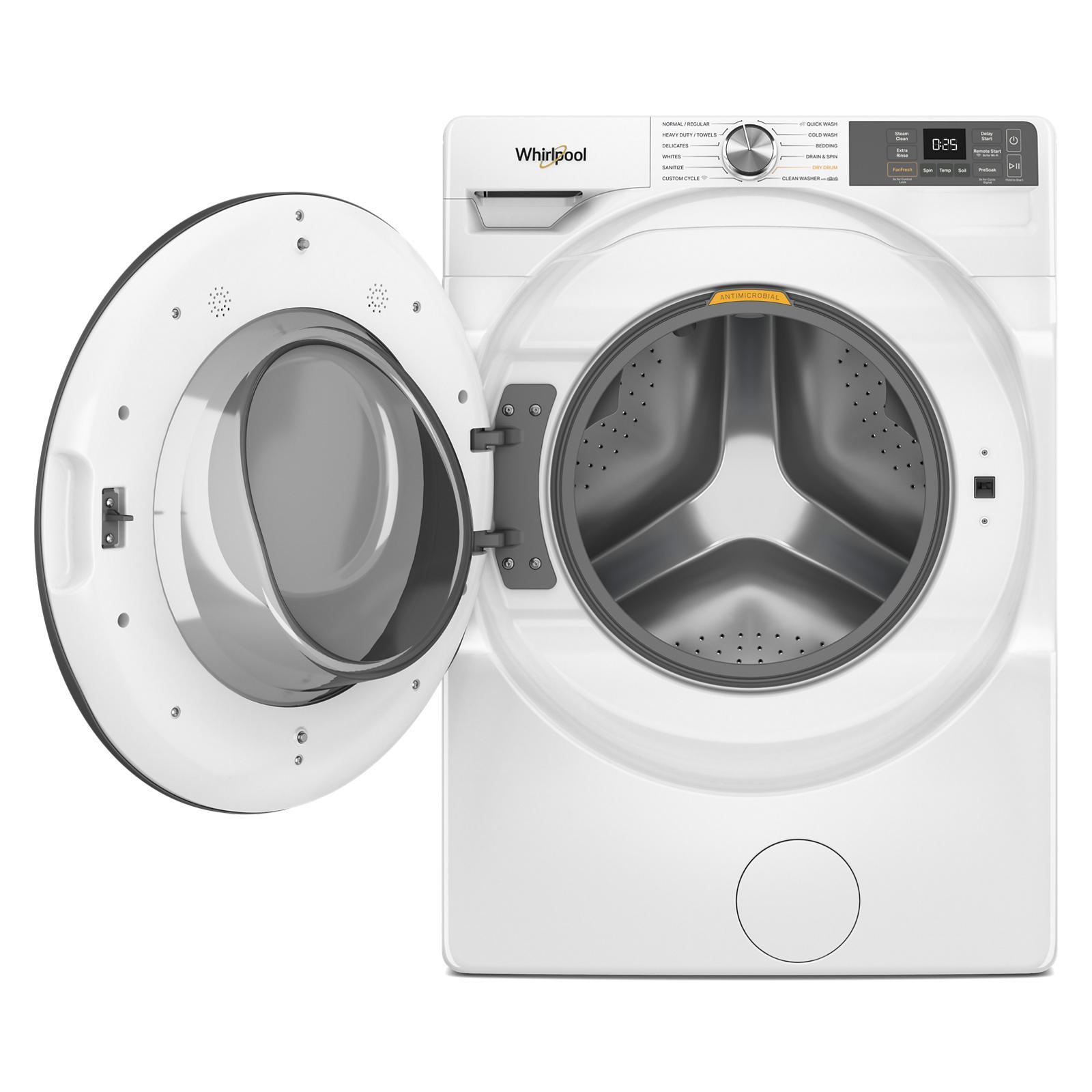 Whirlpool - 5.2 cu. Ft Front Load Washer in White - WFW5720RW