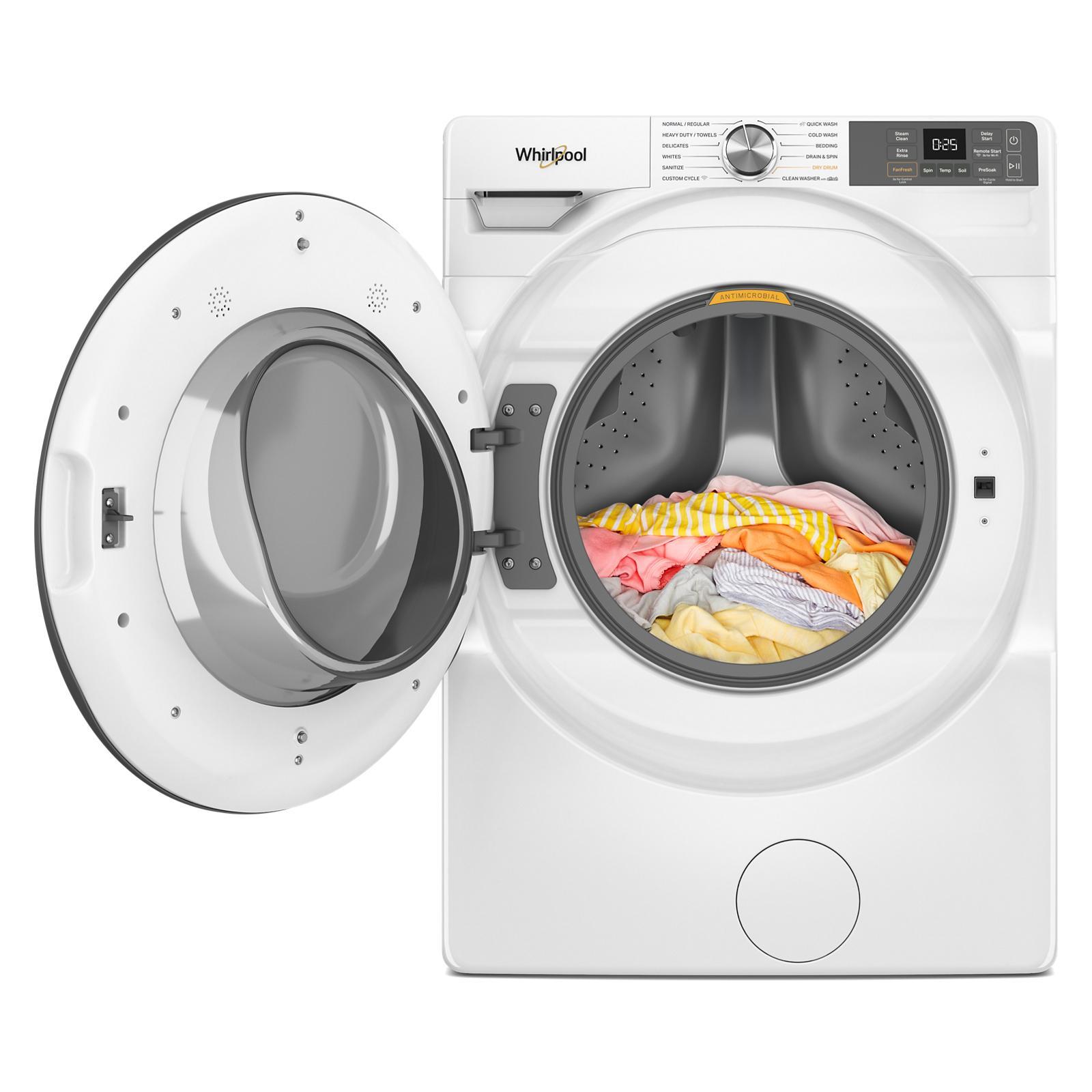 Whirlpool - 5.2 cu. Ft Front Load Washer in White - WFW5720RW