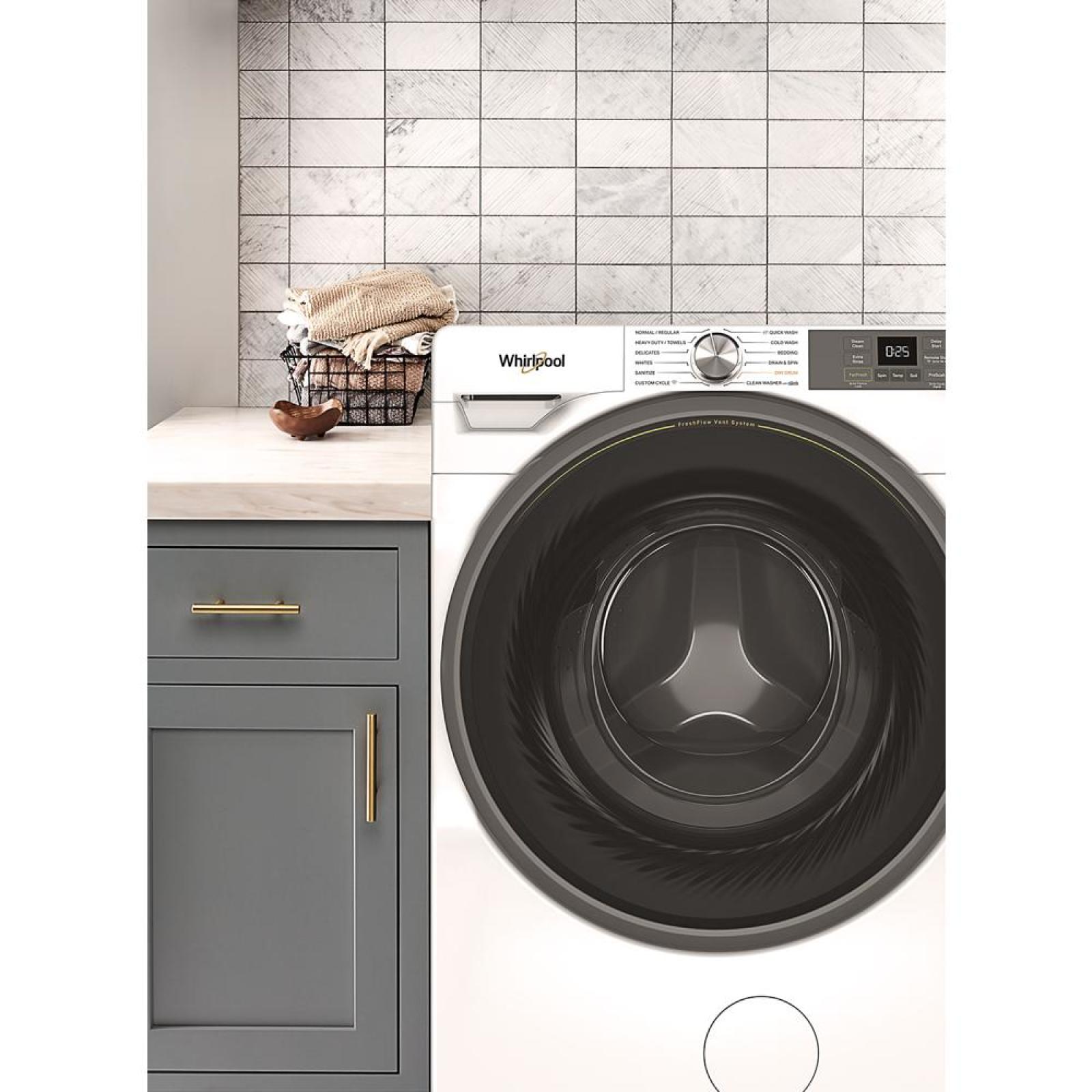 Whirlpool - 5.2 cu. Ft Front Load Washer in White - WFW5720RW