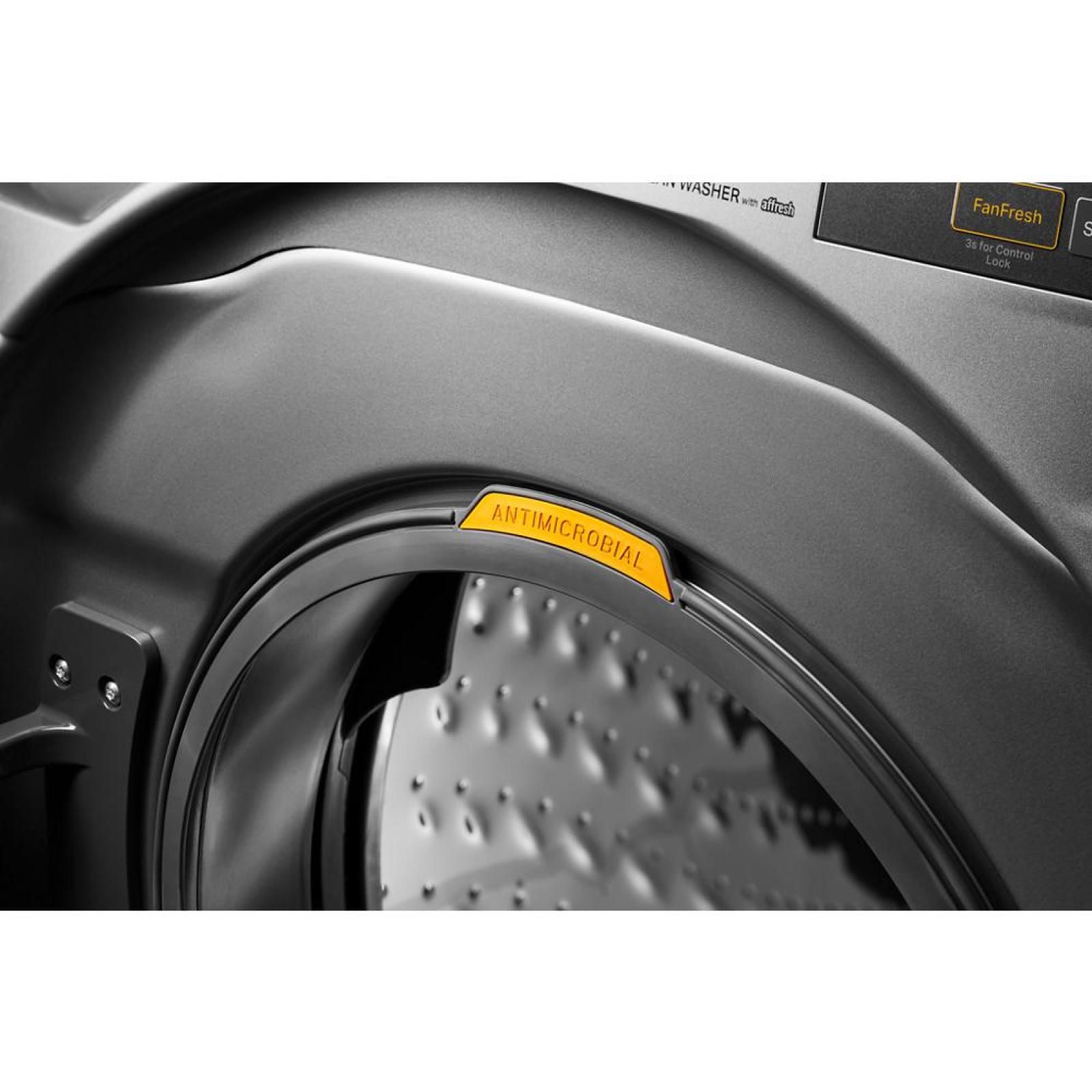 Whirlpool - 5 cu. Ft Front Load Washer in Volcano Black - WFW6720RU