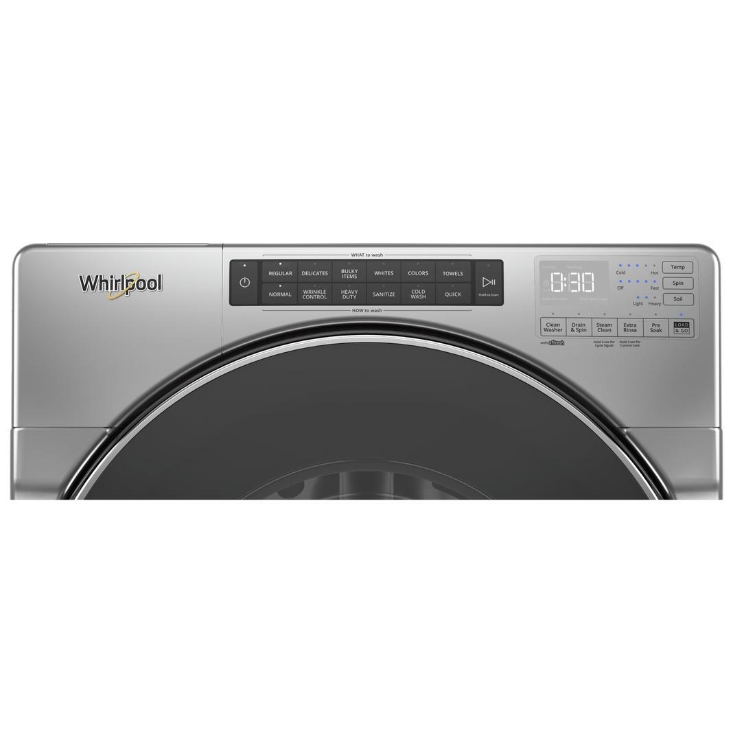Whirlpool - 5.8 cu. Ft Front Load Washer in Chrome Shadow - WFW8620HC