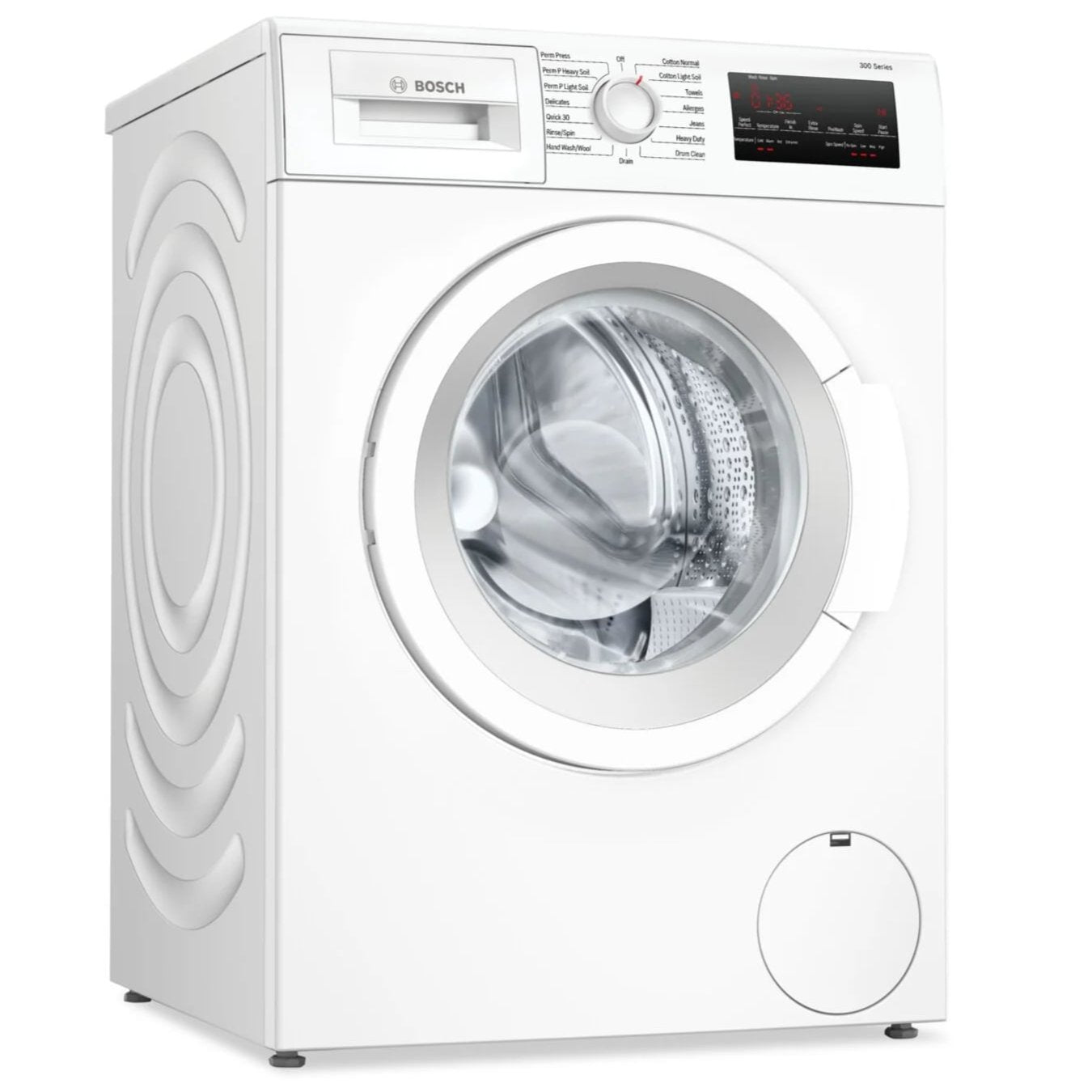Bosch - 2.2 cu. Ft Compact Washer in White - WGA12400UC