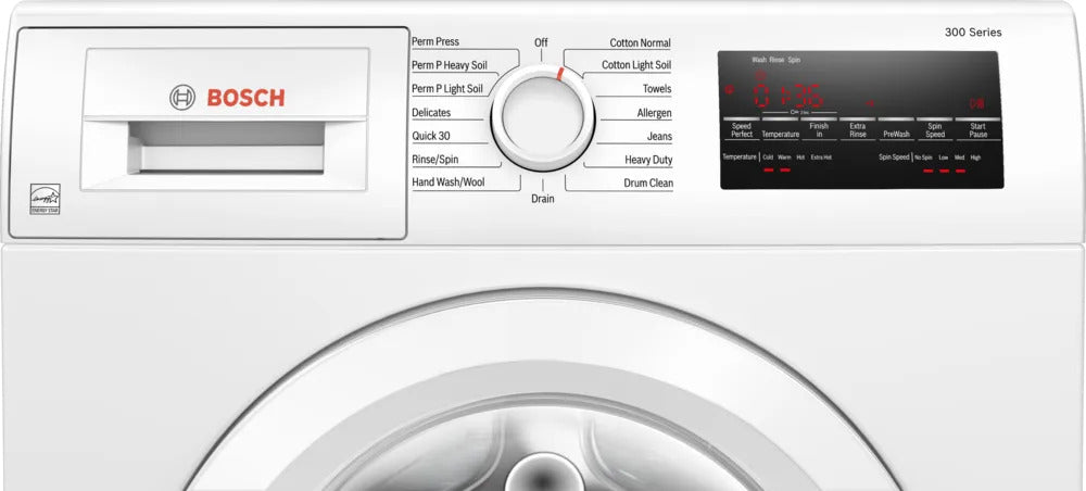 Bosch - 2.2 cu. Ft Compact Washer in White - WGA12400UC