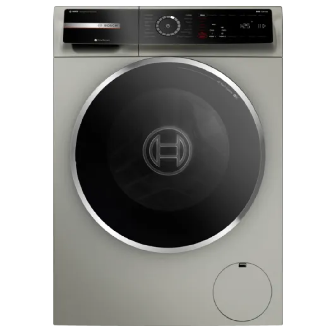 Bosch - 2.4 cu. Ft Front Load Compact Washer in Silver - WGB246AXUC