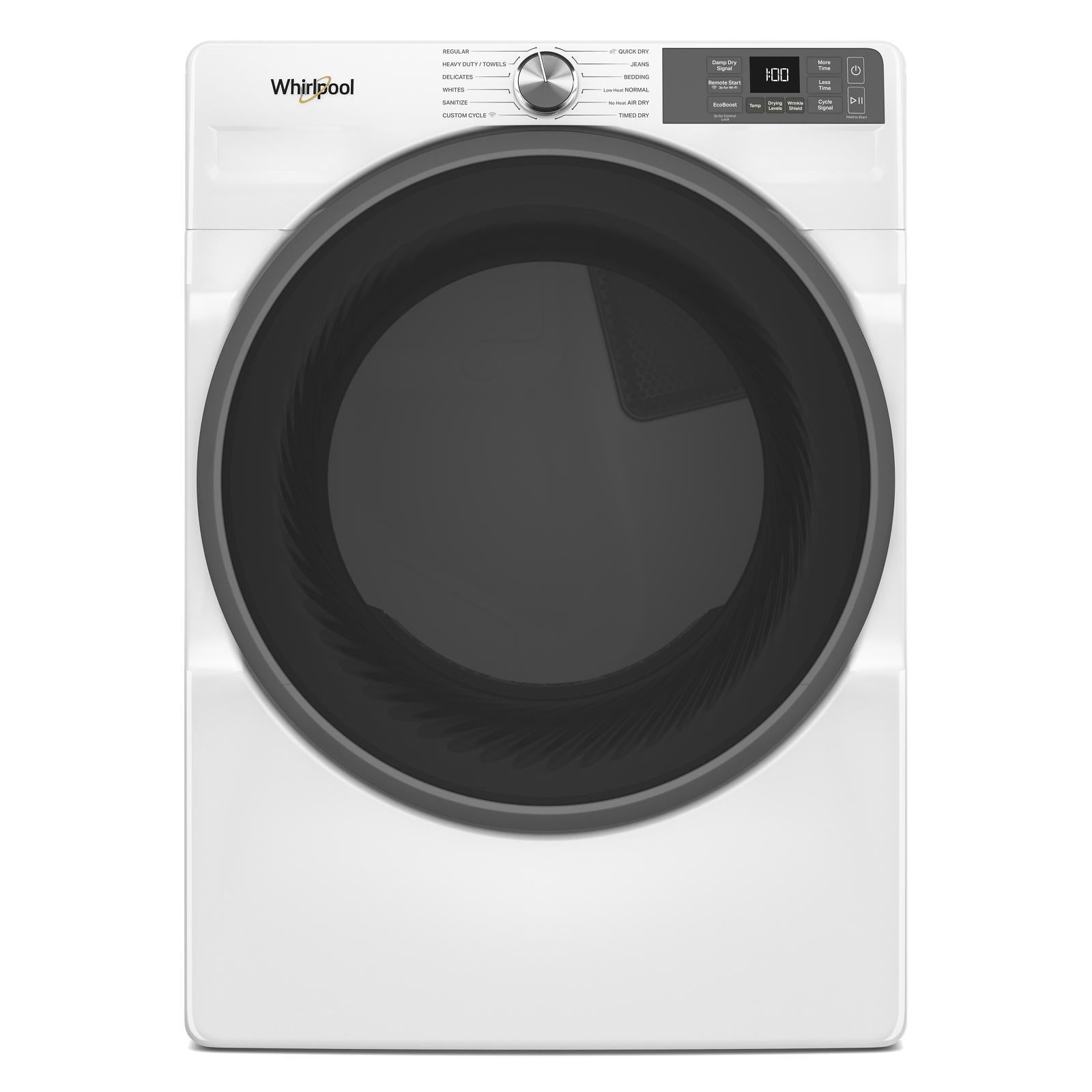 Whirlpool - 7.4 cu. Ft Gas Dryer in White - WGD5720RW