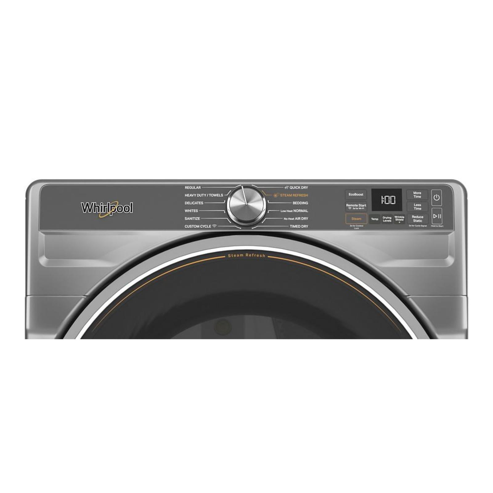 Whirlpool - 7.4 cu. Ft Gas Dryer in Silver - WGD6720RR