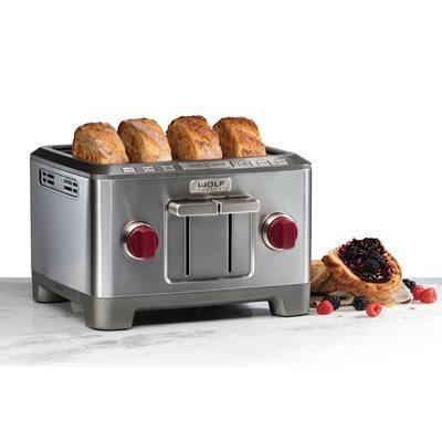 Wolf - 4 Slice Toaster in Stainless - WGTR104S-C