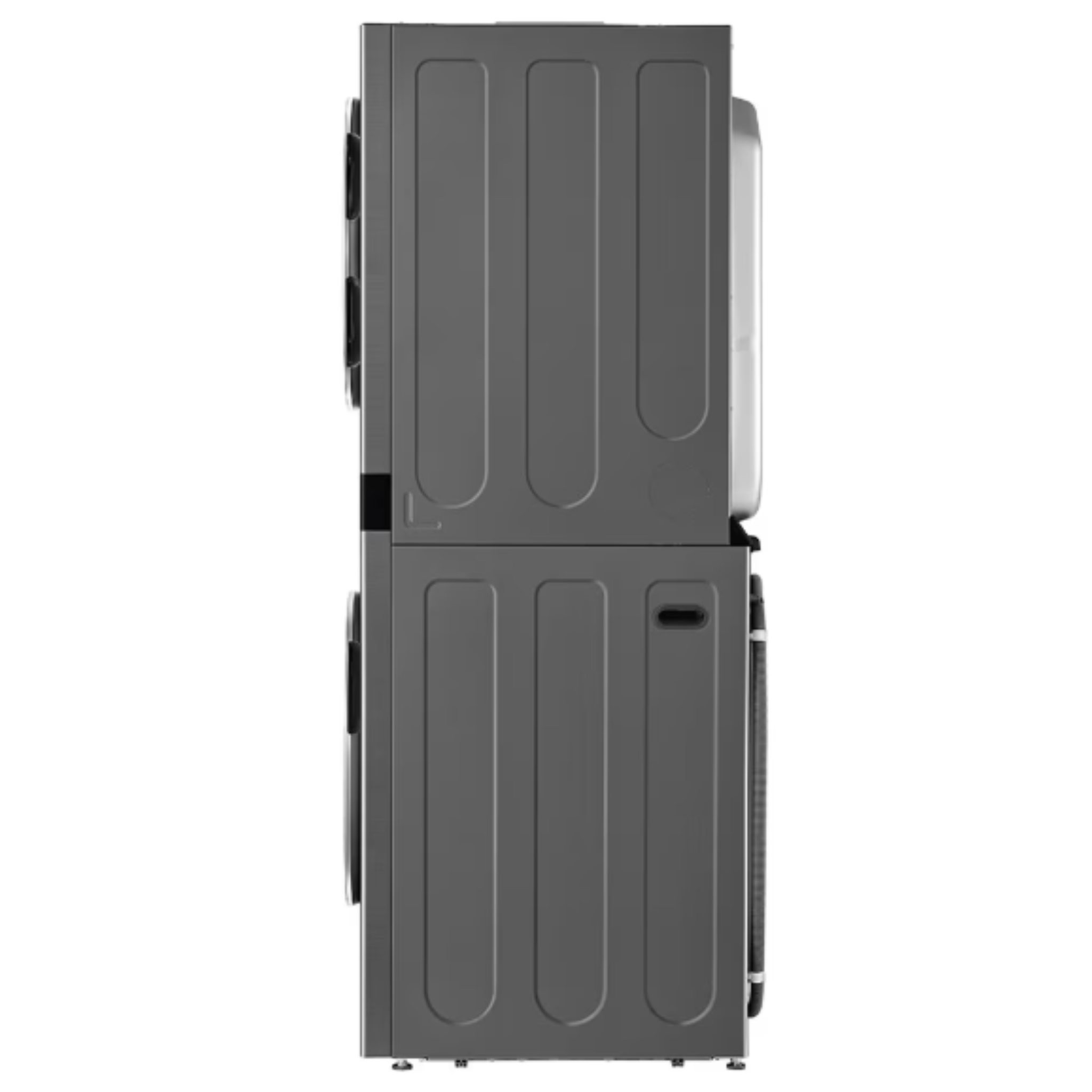 LG - 5.2 cu. ft. Washer and 7.4 cu. ft. Electric Dryer WashTower in Graphite - WKEX200HVA - WKEX200HVA