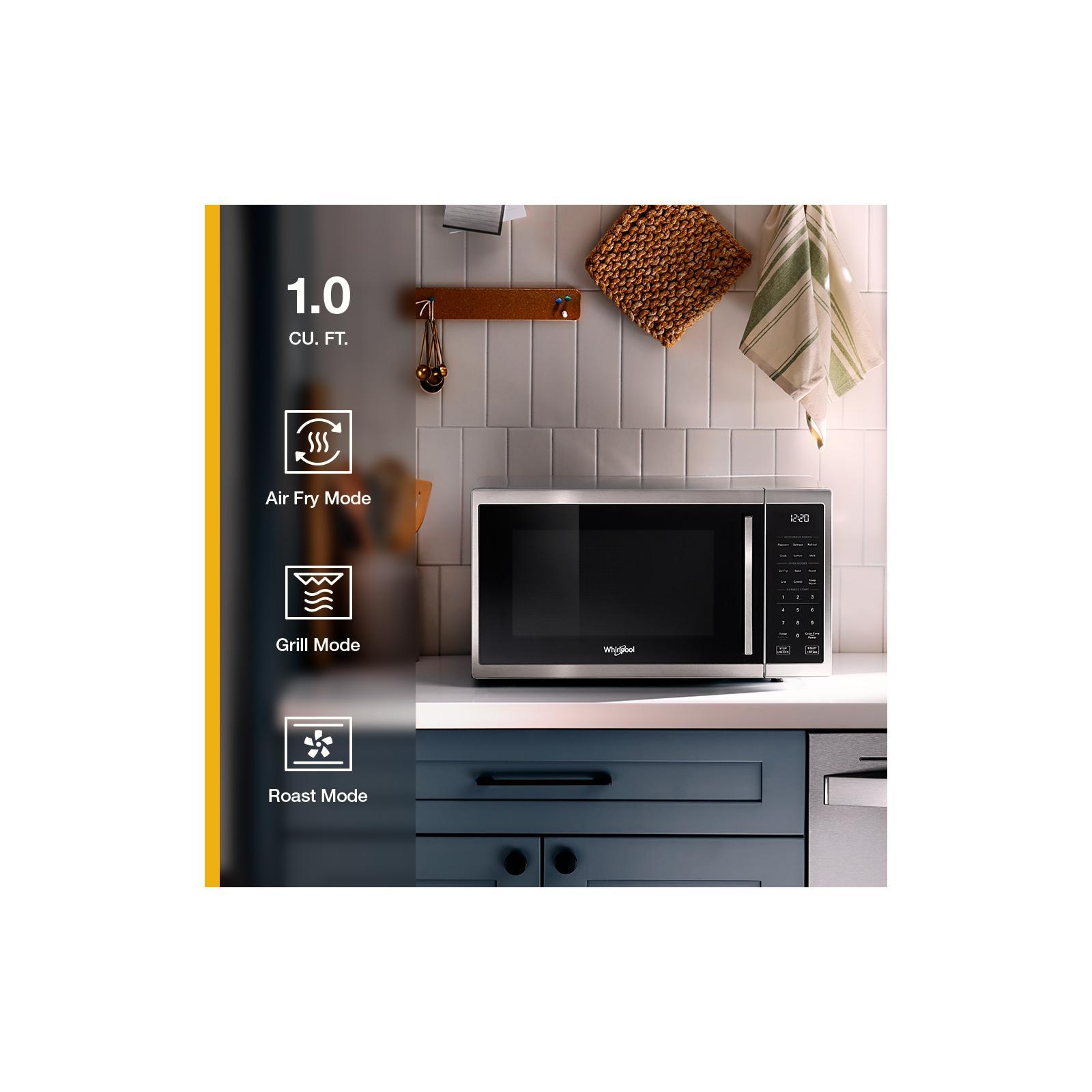 Whirlpool - 1 cu. Ft Counter top Microwave in Stainless - WMCS5522RS