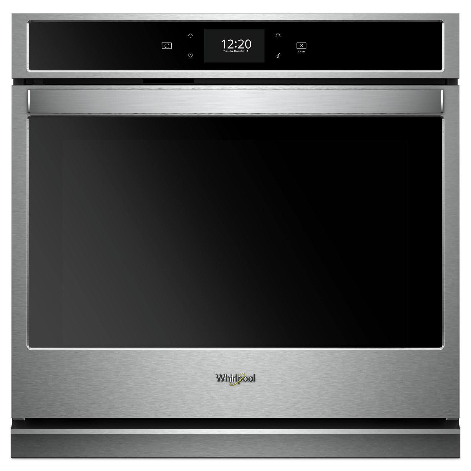 Whirlpool - 4.3 cu. ft Single Wall Oven in Stainless - WOS72EC7HS