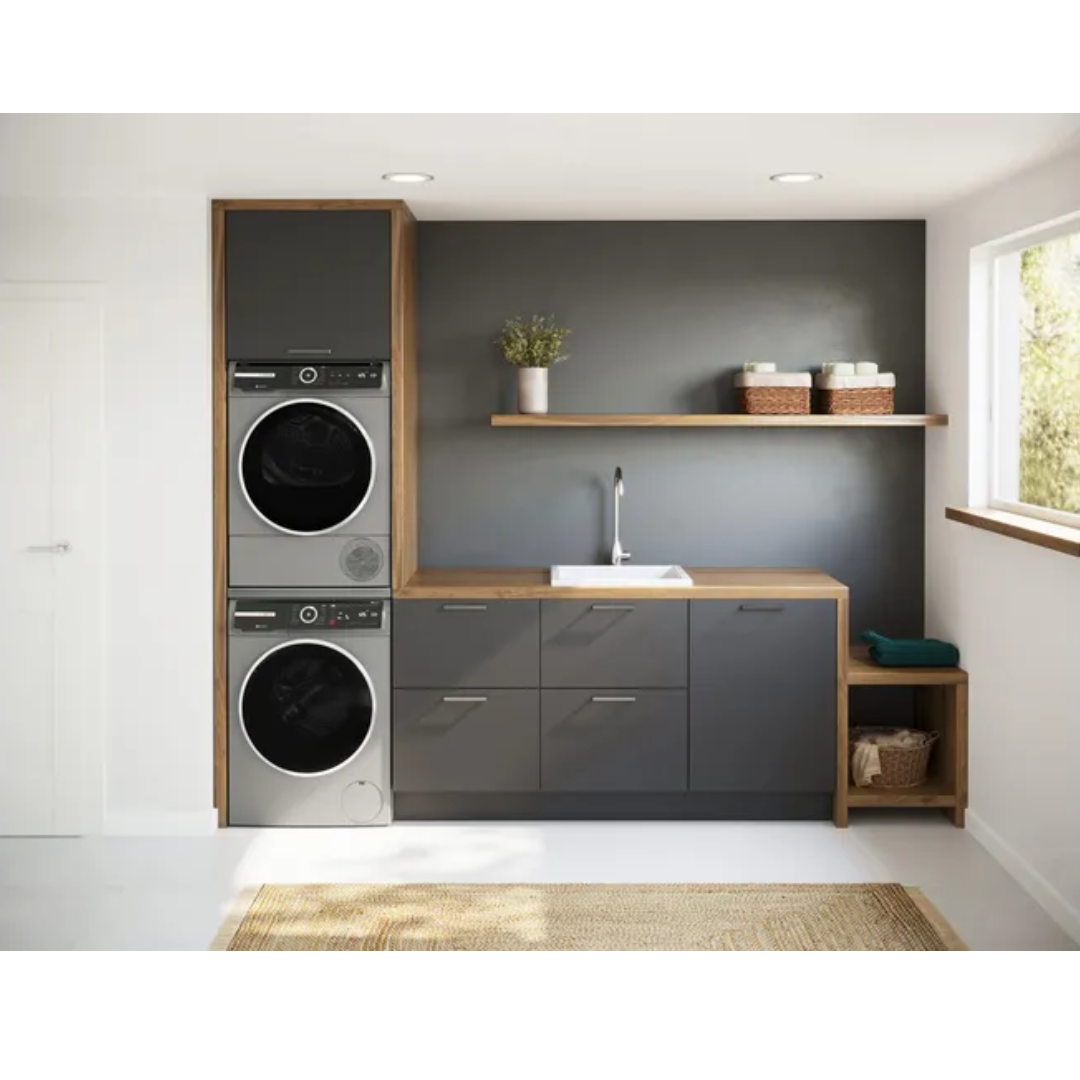 Bosch - 4 cu. Ft Ventless Heat Pump Dryer in Silver - WQB245AXUC