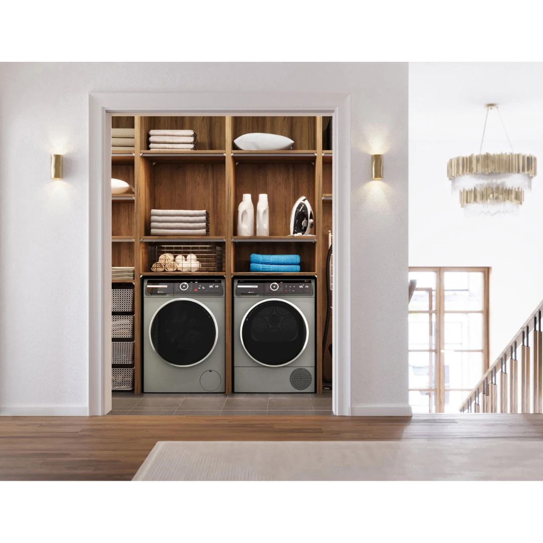 Bosch - 4 cu. Ft Ventless Heat Pump Dryer in Silver - WQB245AXUC