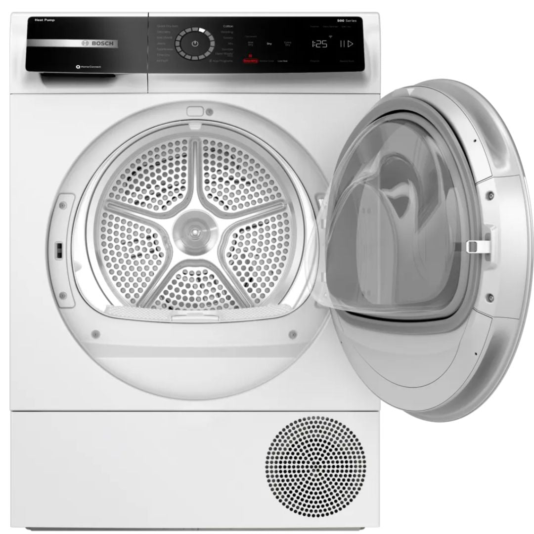 Bosch - 4 cu. Ft Electric Heat Pump Dryer in White - WQB245B0UC