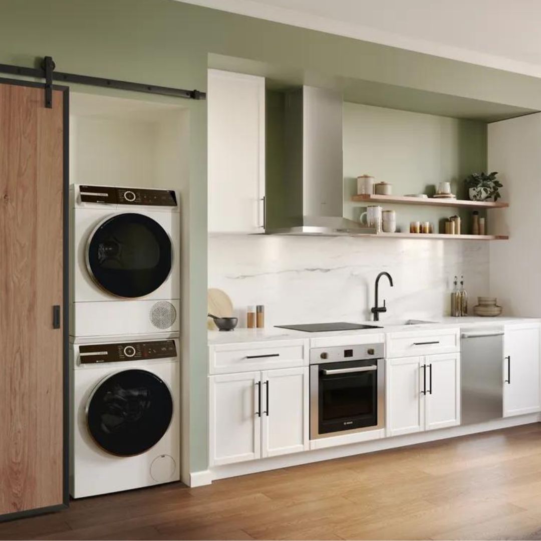 Bosch - 4 cu. Ft Electric Heat Pump Dryer in White - WQB245B0UC