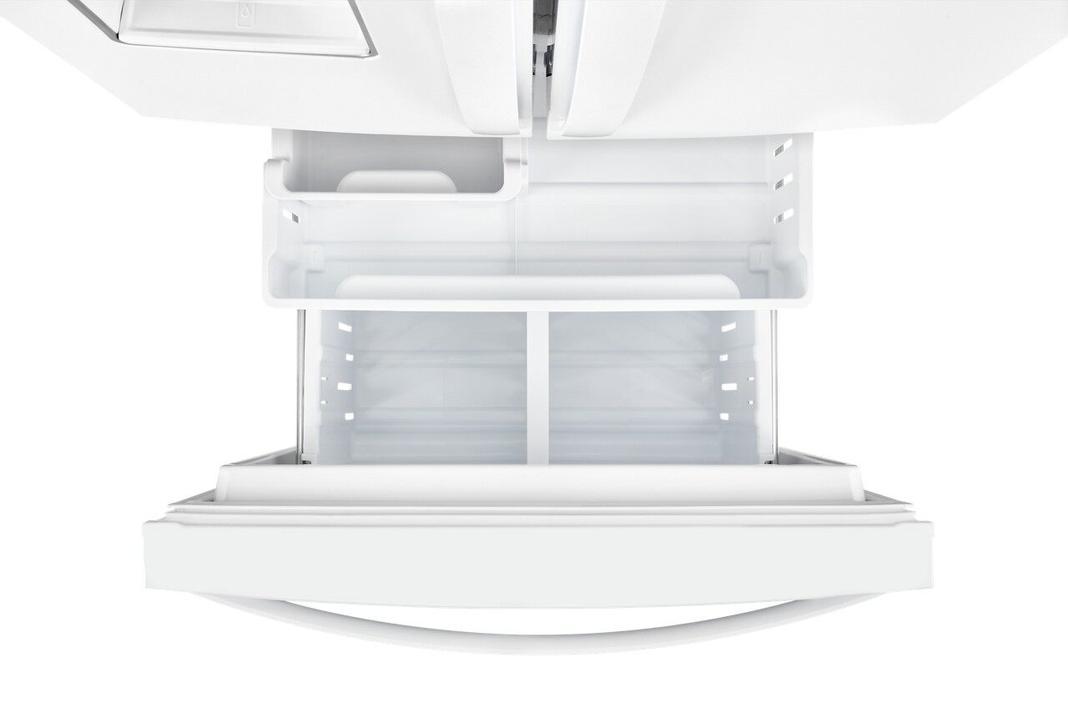 Whirlpool - 30 Inch 19.7 cu. ft French Door Refrigerator in White - WRF560SEHW