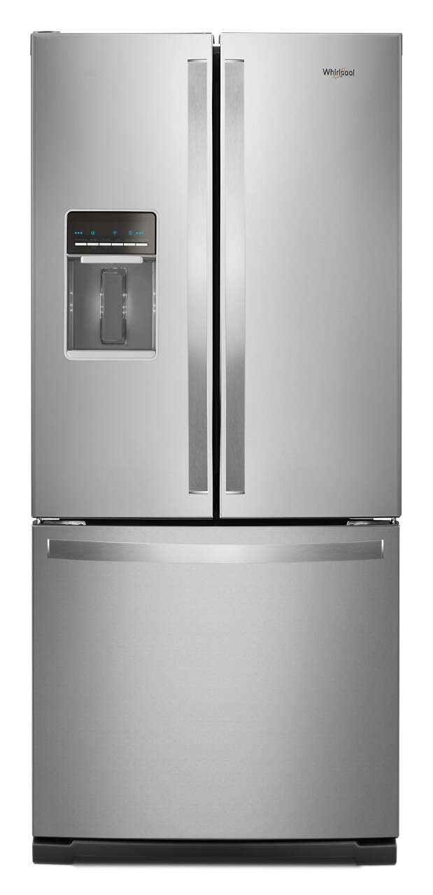 Whirlpool - 30 Inch 19.7 cu. ft French Door Refrigerator in Stainless - WRF560SEHZ