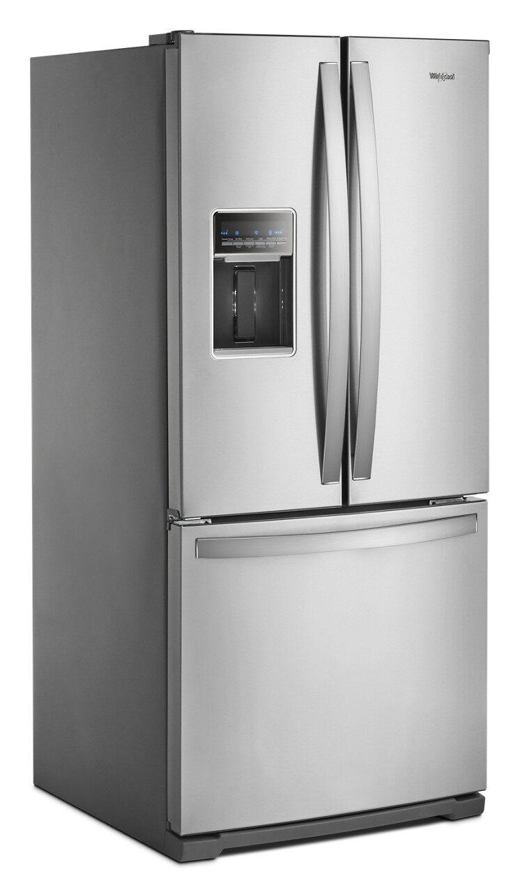 Whirlpool - 30 Inch 19.7 cu. ft French Door Refrigerator in Stainless - WRF560SEHZ