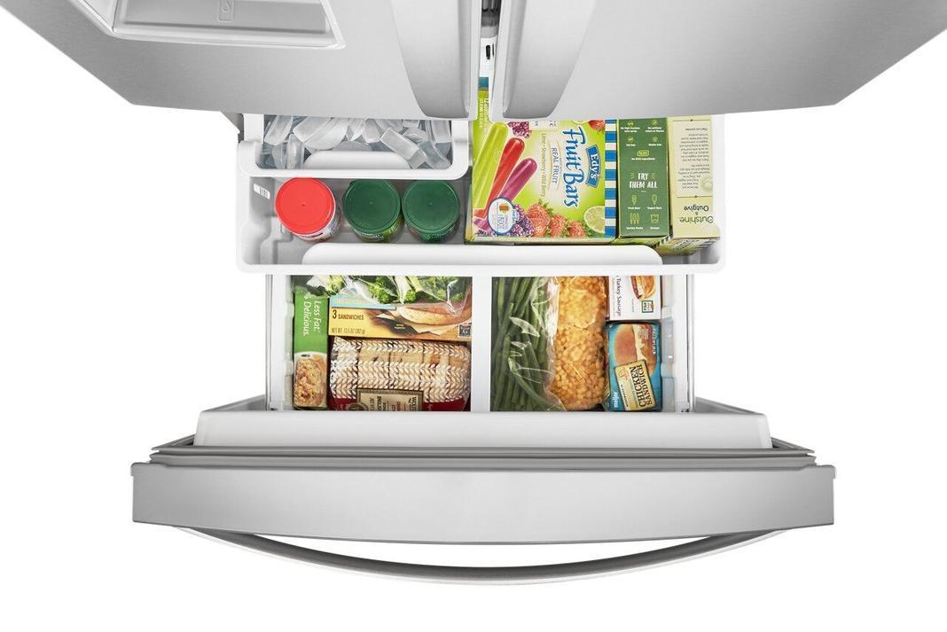 Whirlpool - 30 Inch 19.7 cu. ft French Door Refrigerator in Stainless - WRF560SEHZ