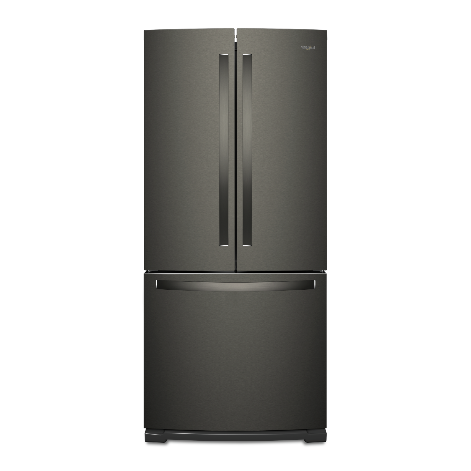 Whirlpool - 29.5 Inch 19.68 cu. ft French Door Refrigerator in Black Stainless - WRF560SFHV