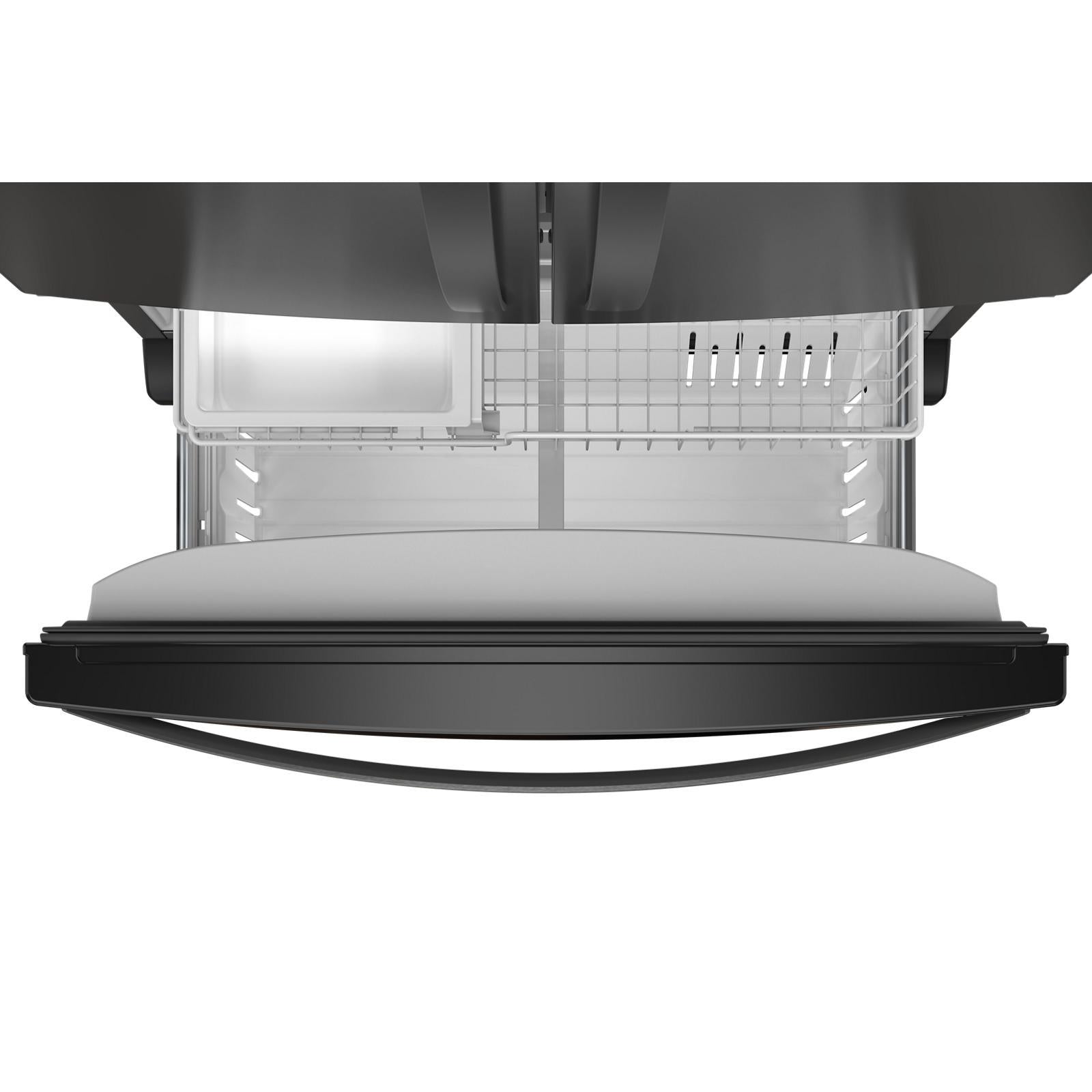 Whirlpool - 35.6 Inch 20 cu. ft French Door Refrigerator in Black - WRFC2036RB