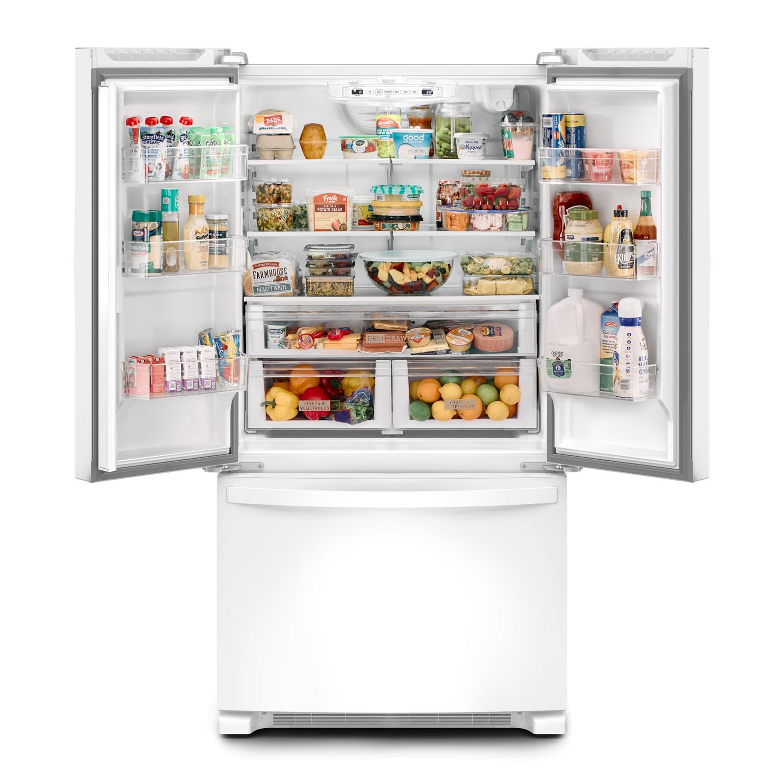Whirlpool - 35.6 Inch 20 cu. ft French Door Refrigerator in White - WRFC2036RW