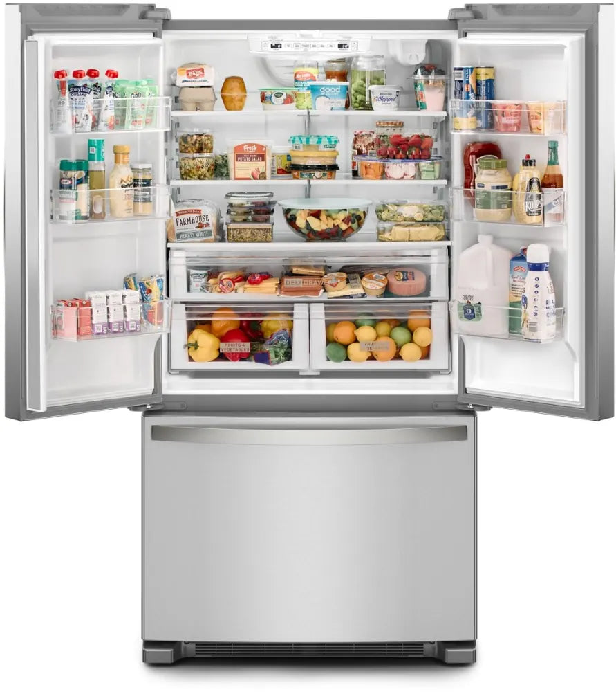 Whirlpool - 35.6 Inch 20 cu. ft French Door Refrigerator in Stainless - WRFC2036RZ