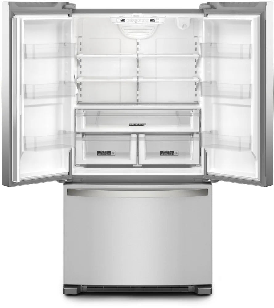 Whirlpool - 35.6 Inch 20 cu. ft French Door Refrigerator in Stainless - WRFC2036RZ