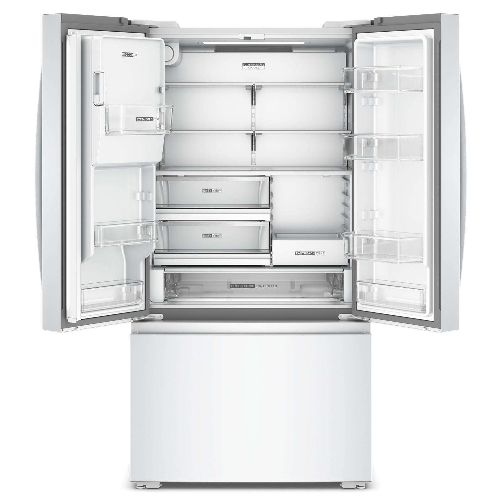 Whirlpool - 36 Inch 23.4 cu. ft French Door Refrigerator in White - WRFC5036RW