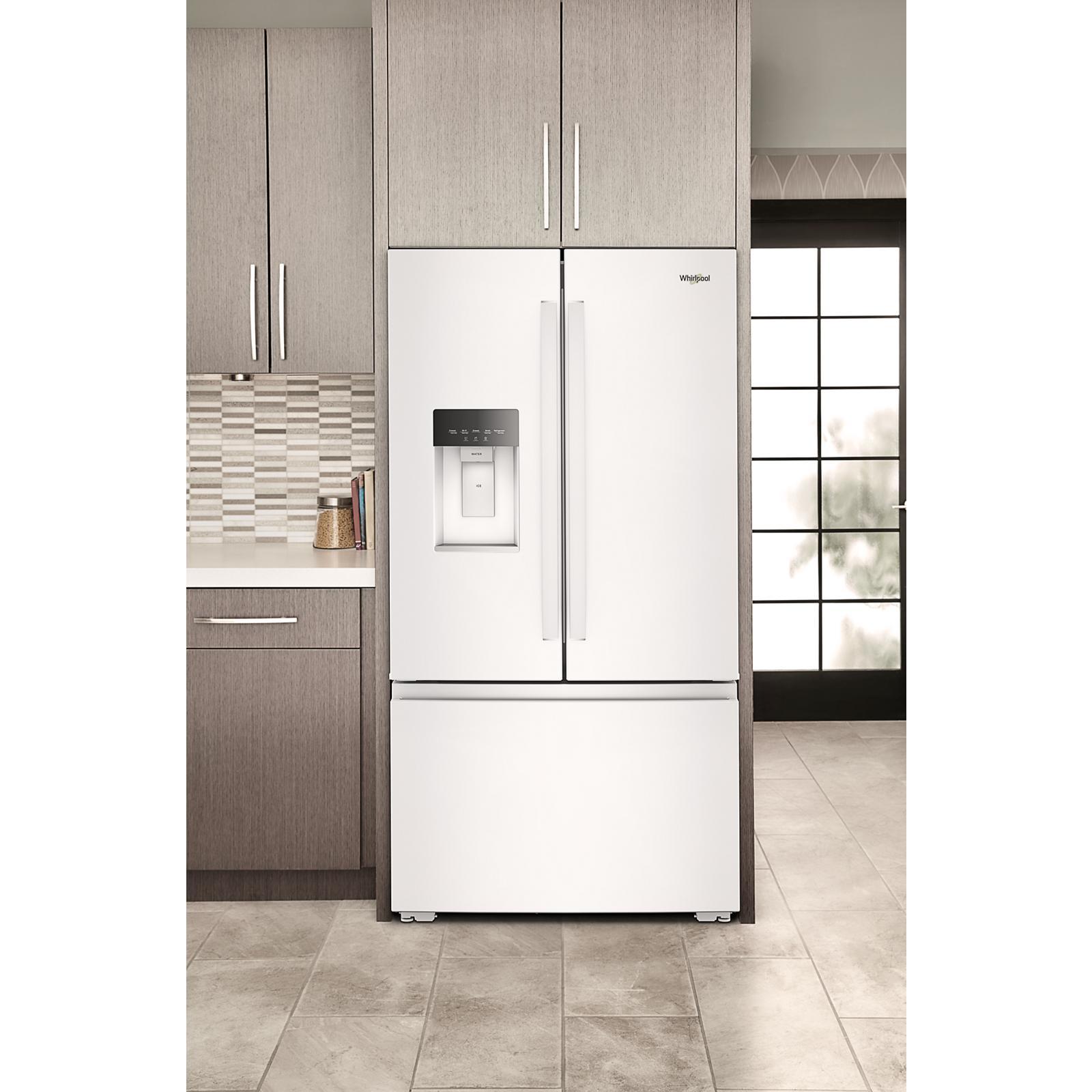 Whirlpool - 36 Inch 23.4 cu. ft French Door Refrigerator in White - WRFC5036RW