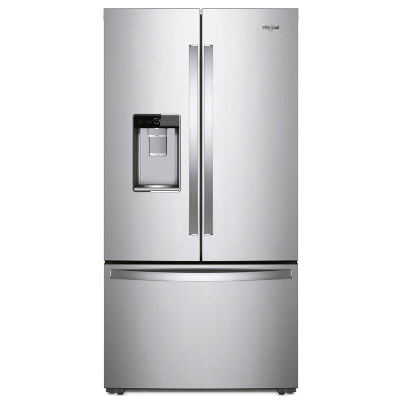 Whirlpool - 36 Inch 23.8 cu. ft French Door Refrigerator in Stainless - WRFC9636RZ